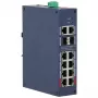 DAHUA CHS4212-8GT-110 Pārvaldāms industriālais PoE slēdzis, 8 porti Gigabit + 2 SFP, 110W