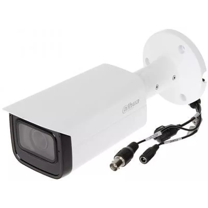 Dahua HDCVI 5MP motorizēta varifokāla lodes kamera ar 80m IR un iebūvētu mikrofonu – HAC-HFW2501TU-Z-A-27135-S2