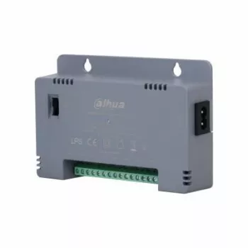 Dahua PFM344D-8CH-EN 8 kanālu CCTV barošanas bloks, 12V 4A, 48W, metāla korpuss