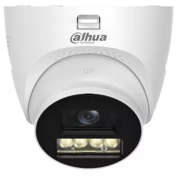 Dahua Technology Lite HAC-HDW1500TQ-IL-T 5MP kupola IP kamera, 2,8mm, iekštelpām un āra lietošanai, griestu/sienas montāža, IP67, Smart IR, balta