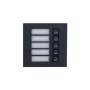 Dahua Technology VTO4202FB-MB5 Zvana pogu modulis, 5 pogas, Sudrabs/Melns, IP65, IK07