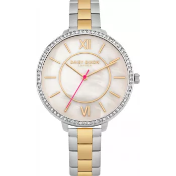 Daisy Dixon DD088SGM Sieviešu kvarca analogais pulkstenis 36mm Sudraba nerūsējošā tērauda sieta