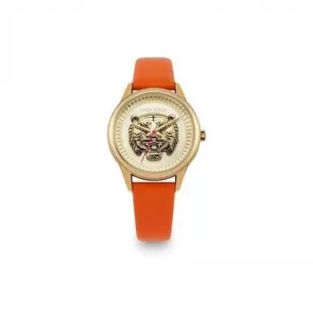 Daisy Dixon DD184OG Sieviešu Pulkstenis 36mm Roza Zelts Pelēka Āda