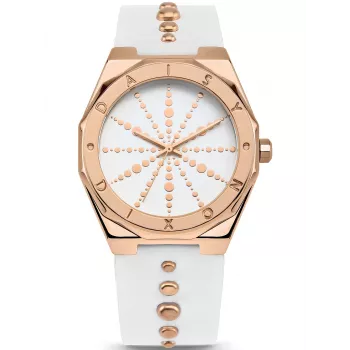Daisy Dixon sieviešu pulkstenis DD138WRG 36mm rozā zelts pelēks
