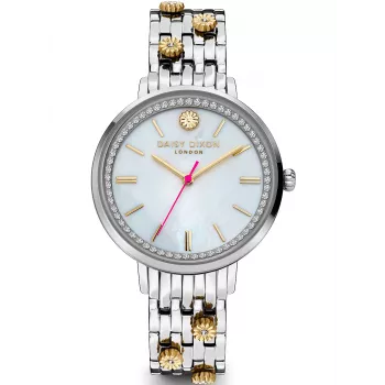 Daisy Dixon sieviešu pulkstenis DD158SM 38mm sudraba nerūsējošā tērauda siets