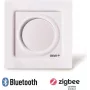 DANFOSS DEVI DEVIreg Display Connect programmējams viedais termostats ar lietotnes vadību, skārienekrāns, polāri balts (RAL 9016)