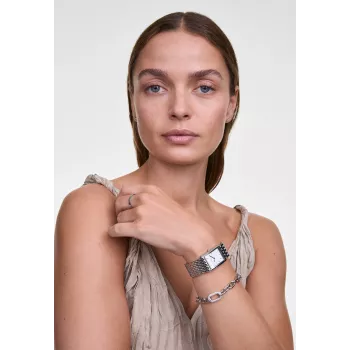 Daniel Wellington Classic Petite 32mm Sieviešu Pulkstenis - Rožu Zelta Tīkliņa Siksniņa - DW00100706