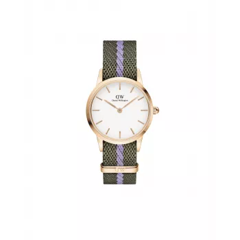 DANIEL WELLINGTON Petite Lumine Sieviešu Pulkstenis 28mm Zelts Nerūsējošā Tērauda Siets DW00100680