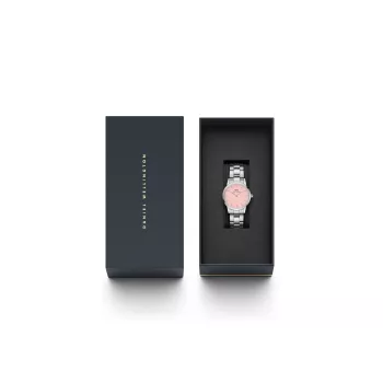 DANIEL WELLINGTON Petite Lumine sieviešu pulkstenis 28mm rozā zelts DW00100534