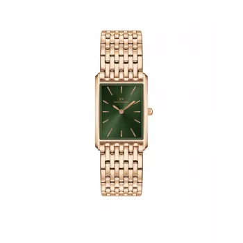 DANIEL WELLINGTON Petite Lumine sieviešu pulkstenis 32mm rožu zelta nerūsējošā tērauda siets DW00100704