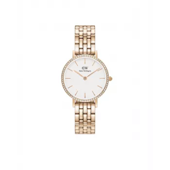 DANIEL WELLINGTON Quadro Mini sieviešu pulkstenis DW00100666 28mm Roze Zelts