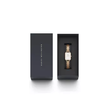 DANIEL WELLINGTON Sieviešu pulkstenis DW00100672 20mm rožu zelta nerūsējošā tērauda siets