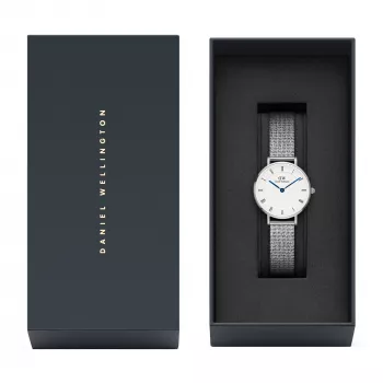 DANIEL WELLINGTON Sieviešu pulkstenis DW00100684 28mm Sudraba nerūsējošā tērauda siets