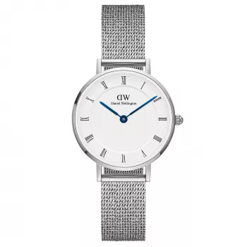 DANIEL WELLINGTON Sieviešu pulkstenis DW00100684 28mm Sudraba nerūsējošā tērauda siets