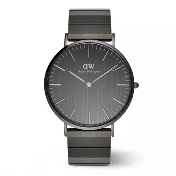 DANIEL WELLINGTON Sieviešu Pulkstenis DW00100777 40mm Roze Zelts NATO