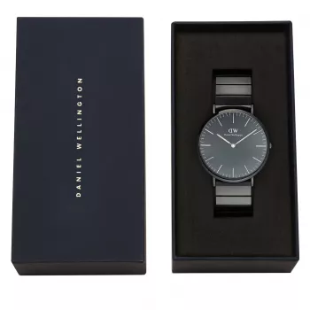 DANIEL WELLINGTON Sieviešu pulkstenis DW00100778 32mm rozā zelta nerūsējošā tērauda sietiņš