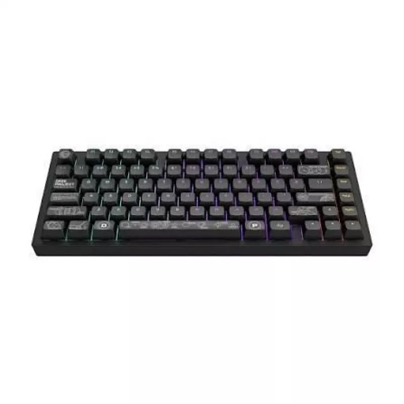 Dark Project ALU81A Terra Nova mehāniskā klaviatūra ar G3MS Moonstone slēdžiem, US ANSI, melna