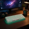 Dark Project ALU81A Terra Nova White mehāniskā klaviatūra, G3MS Moonstone slēdži, US ANSI