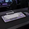 DARK PROJECT ALU87A Daylight mehāniskā klaviatūra, G3MS Zircon slēdži, krievu izkārtojums, alumīnija korpuss, RGB, Hot-Swappable, TKL