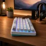 DARK PROJECT ALU87A Daylight mehāniskā klaviatūra, G3MS Zircon slēdži, krievu izkārtojums, alumīnija korpuss, RGB, Hot-Swappable, TKL