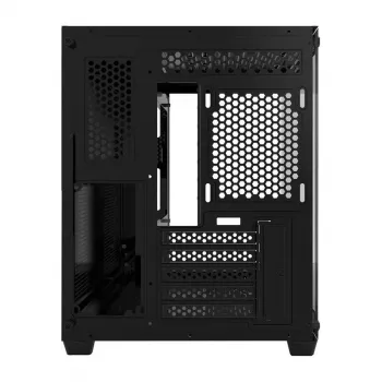 Darkflash C285MP Mid-Tower PC korpuss, rūdīta stikla sānu panelis, ATX, melns
