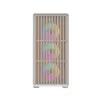 Darkflash DS900WD ATX Mid-Tower korpuss (balts) ar 4 ARGB ventilatoriem un rūdīta stikla sānu paneli