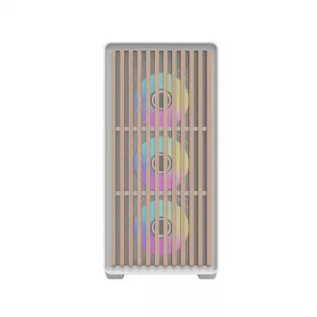 Darkflash DS900WD ATX Mid-Tower korpuss (balts) ar 4 ARGB ventilatoriem un rūdīta stikla sānu paneli