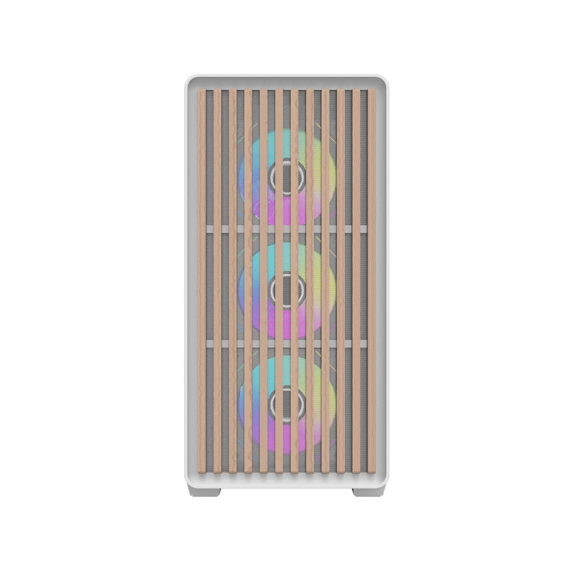 Darkflash DS900WD ATX Mid-Tower korpuss (balts) ar 4 ARGB ventilatoriem un rūdīta stikla sānu paneli