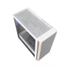 DARKFLASH DS900WS vidējais tornis balts korpuss ar 4 ARGB ventilatoriem
