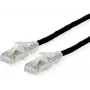 Dätwyler Cat.6 U/UTP LS0H ielāpu kabelis, RJ45 AMP v2, melns, 20 m