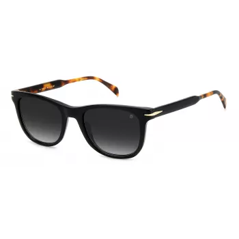 David Beckham DB-1113-S-WR7 Vīriešu Saulesbrilles Havana Acetāta Rāmis Zaļas Polikarbonāta Lēcas 52mm