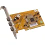 Dawicontrol DC-1394 PCI Express FireWire 400 Adapter Card with 2 External + 1 Internal Ports, VIA VT6306, Low-Profile Bracket
