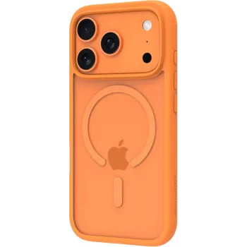 DBRAMANTE 1928 Grenen aizmugurējais vāciņš mobilajam telefonam - MagSafe saderīgs - pārstrādāta plastmasa - oranžs - Apple