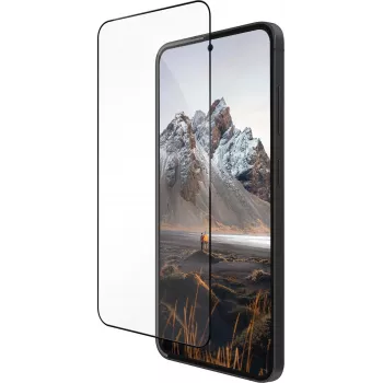 dbramante1928 Eco-shield ekrāna aizsargs Samsung Galaxy S25 – D3O rūdītais stikls, melns rāmis ESSSCL006486