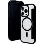 dbramante1928 Helsinki MagSafe Folio vāks iPhone 15 Pro, melna āda ar 3 karšu nodalījumiem HE61CLBL1882