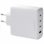 DBRAMANTE1928 Re-Charge GaN sienas lādētājs 140W – 4 pieslēgvietas (3x USB-C, 1x USB-A) – balts