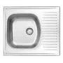 DEANTE 1-Bowl Steel Sink with Drainer | ITworkshop.lv