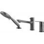 DEANTE 3-Hole Bathtub Mixer Black Matte Arnika Nero
