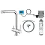 DEANTE BCHF065M 3-Way Virtuves Jaucējkrāns ar Ūdens Filtrācijas Komplektu, Matēti Melns