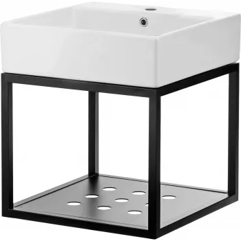 DEANTE CDTW6U5S piekaramā vannas istabas konsoles komplekts ar izlietni 50x50 cm balts