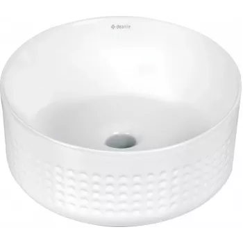 DEANTE Keramikas Virsmas Izlietne Asimetriska Balta 45mm Noteka