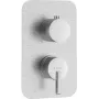 DEANTE ārējais elements maisītāja BOX - Hroms, Kvadrātveida rozete, Vienas sviras, Keramikas kasetne 35 mm