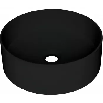 DEANTE Granīta virsmas izlietne 780x435mm Melna Viena bļoda ar noteku