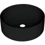 DEANTE Granīta virsmas izlietne 780x435mm Melna Viena bļoda ar noteku