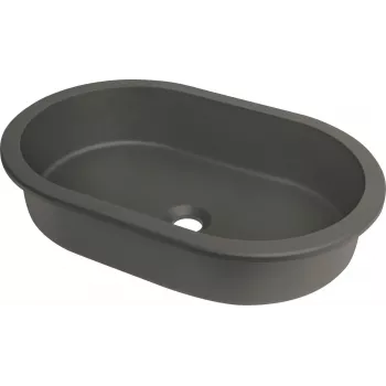 DEANTE Granite Undermount Recessed Washbasin Graphite 500x440mm