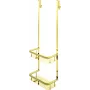 DEANTE Hanging Shower Caddy Black 2 Shelves