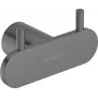 DEANTE Moza Double Hook Polished Chrome Brass Wall-Mounted Bathroom Hook