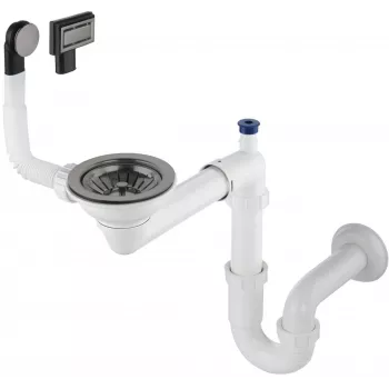 DEANTE Siphon for 1-Bowl Granite Sink - Space-Saver