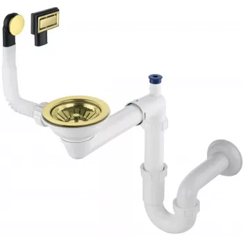 DEANTE Siphon for 1-Bowl Granite Sink - Space-Saver