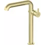 DEANTE Tall Basin Mixer with Rectangular Spout, Black Matte